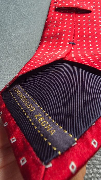 Krawat jedwabny Ermenegildo Zegna
