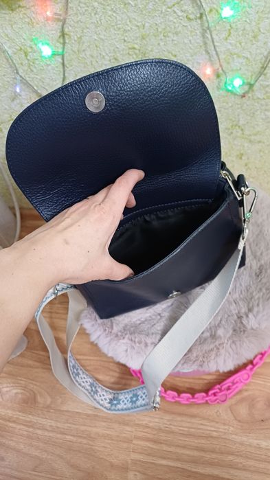 Сумка женская натуральная кожа Borse in Pelle Италия