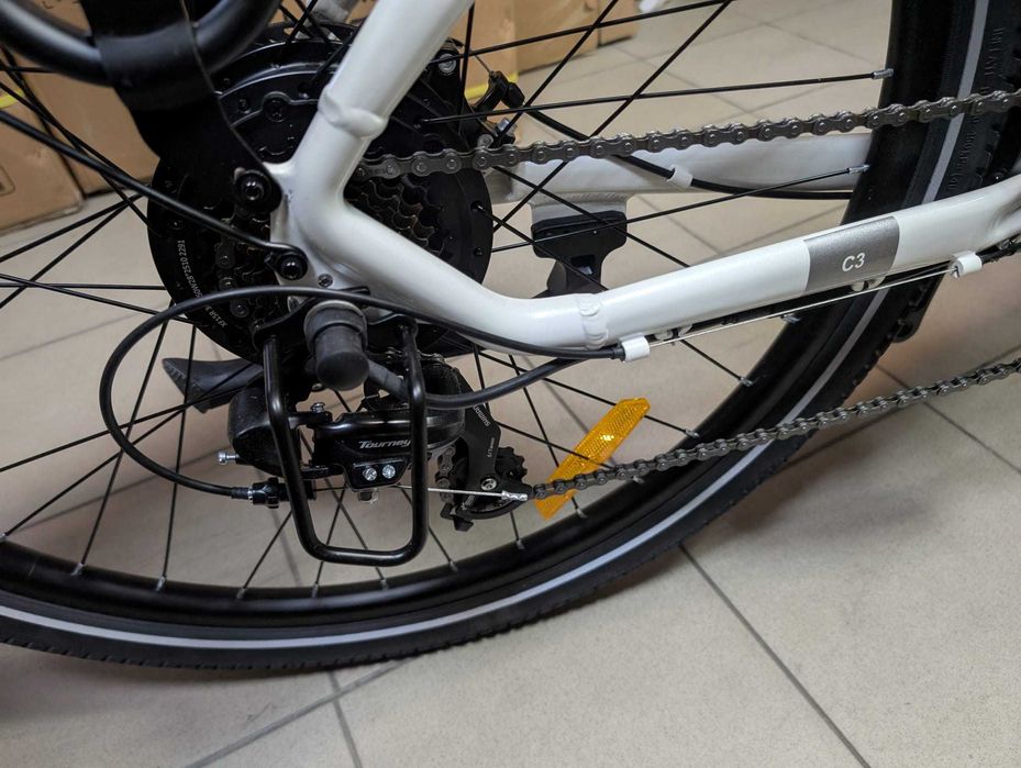 Rower elektryczny TTGO C3 biały