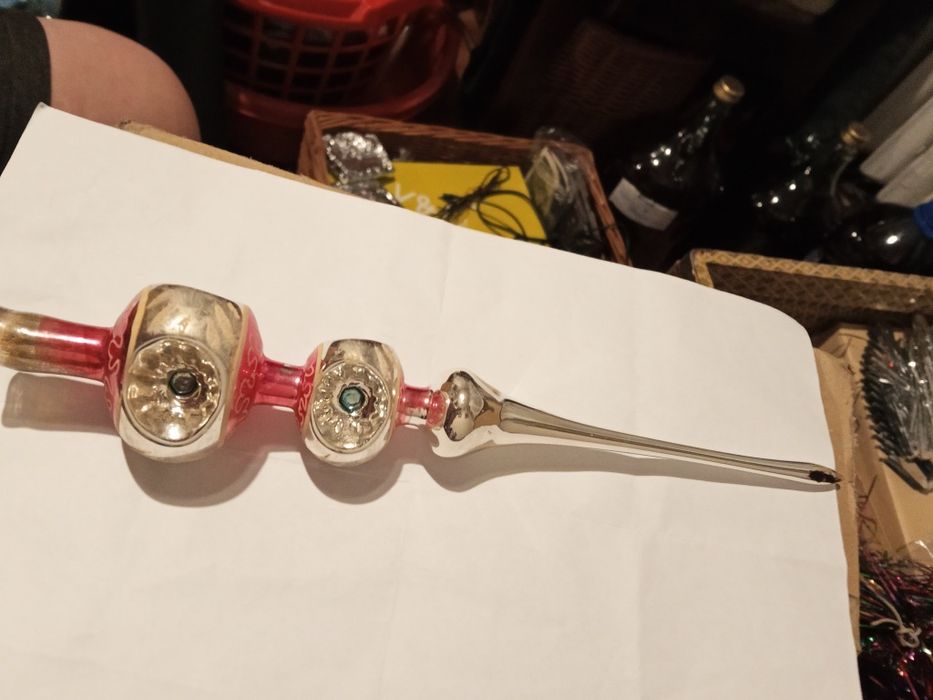 Bombki choinkowe PRL szpic