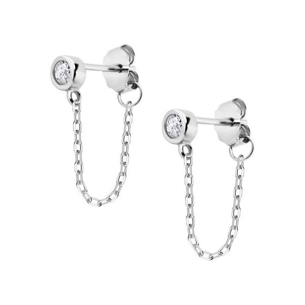 Srebrne kolczyki Staviori