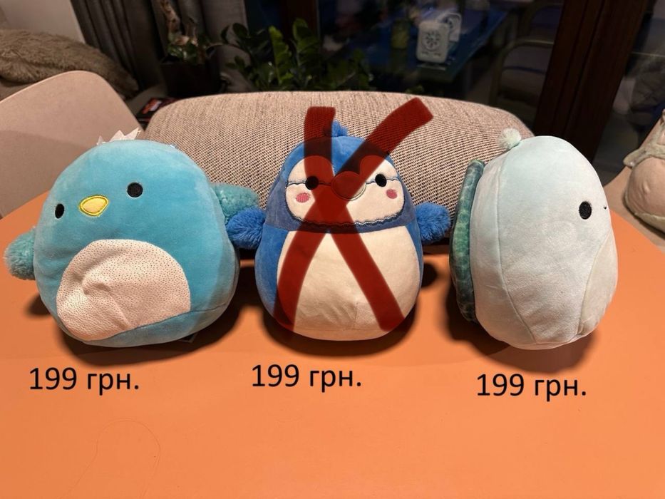 М'які іграшки Squishmallows