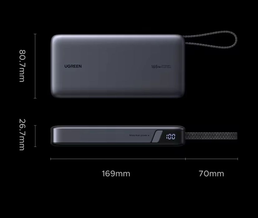 Потужний повербанк Baseus Enerfill FC41 145W 25000 mAh