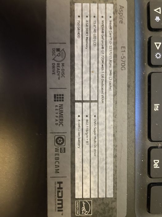 Acer e1-570 em muito bom estado