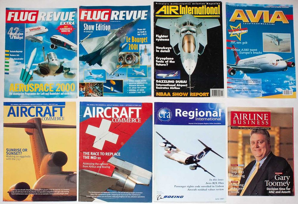 Авиационные журналы. Зарубежные. 46 шт.