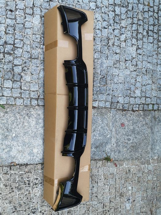 SPOILER DIFUSOR DE ESCAPE BMW SÉRIE 4 F32 F33 F36 M PERFORMANCE PRETO