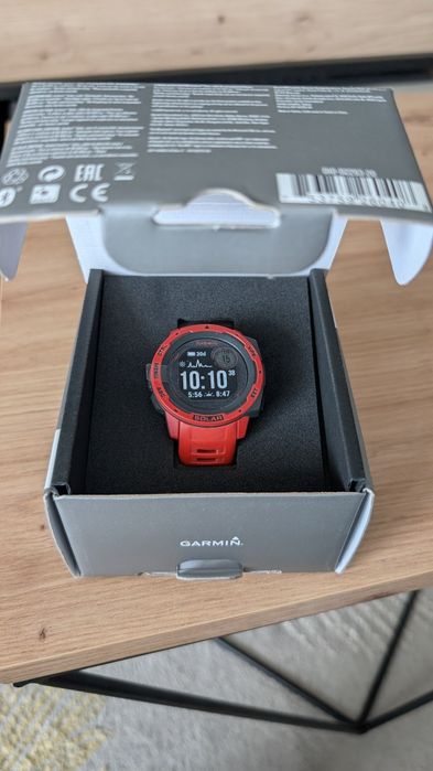 Zegarek Garmin Instinct Solar Red