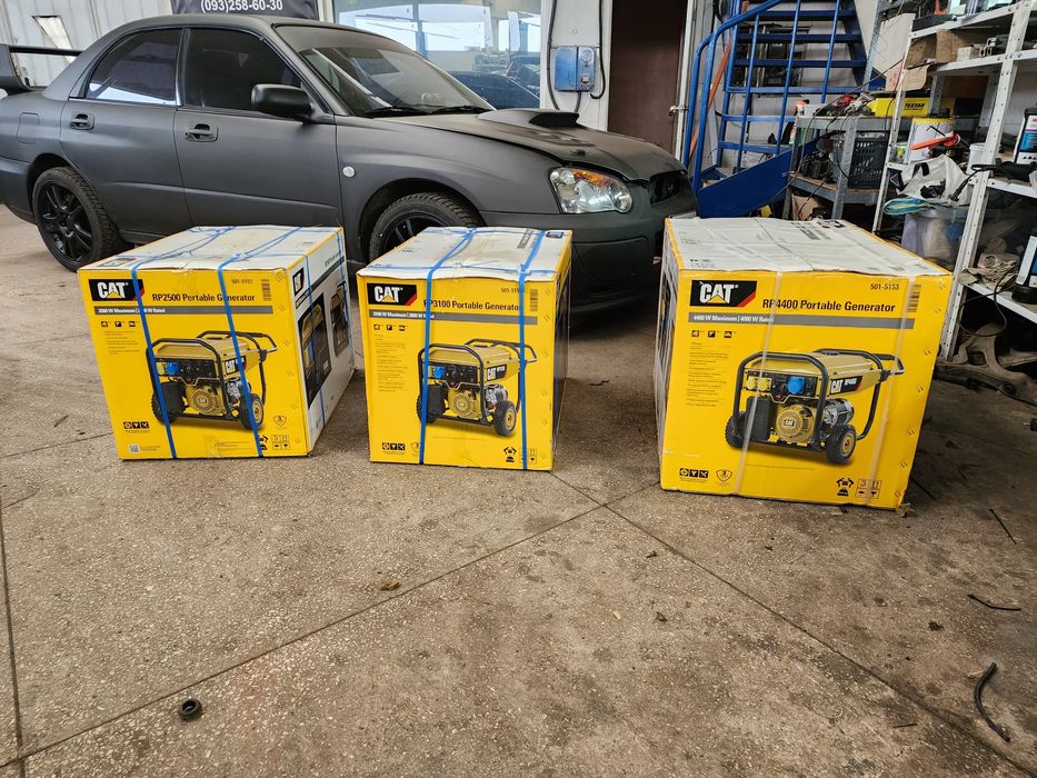 Генераторы CAT caterpillar 2.5квт 3.1квт