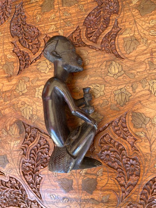 Escultura tribal Maconde 18,5 cm Moçambique Anos 60