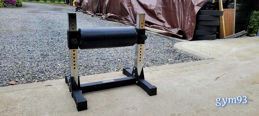 Przystawka regulowany wałek pod nogę do przysiadów bułgarskich