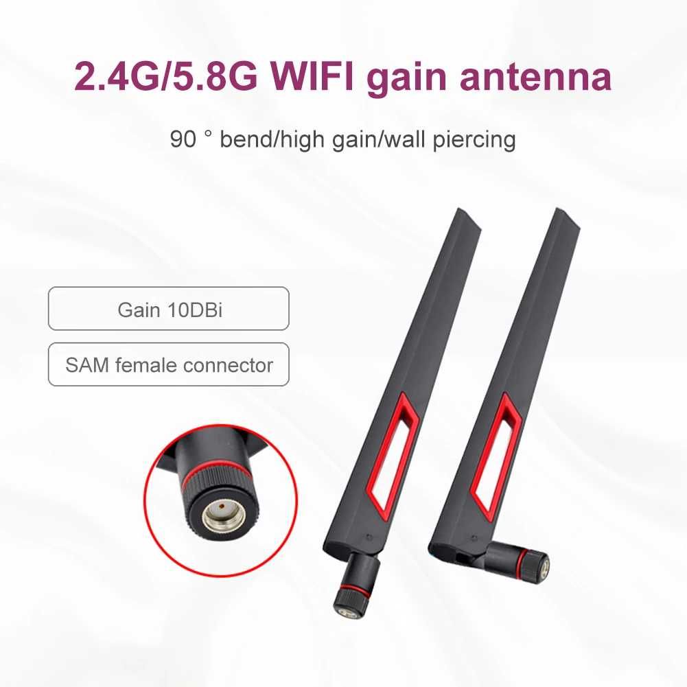 WiFi антенна Asus 2.4G 5G 10Dbi роутеров усилитель увеличение мощности ...