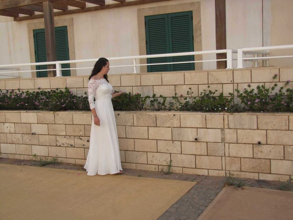 Suknia ślubna ecru M