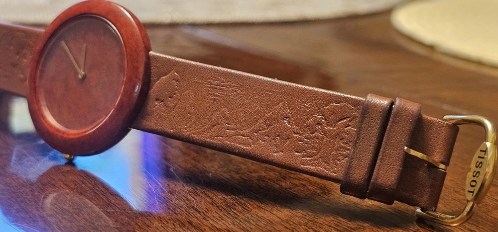 Tissot Wood Watch Genuine