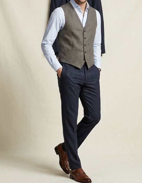 Вовняні класичні брюки boggi milano (italy) 48 розмір