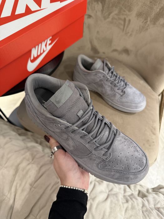 (36-45) Жіночі кросівки Nike SB Dunk Low Supreme Grey найк данк сірі