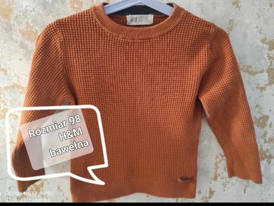 Bawełniany sweterek dla chłopca H&M