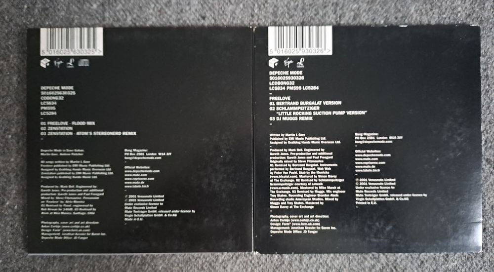 Depeche Mode Freelove 2xCD EU