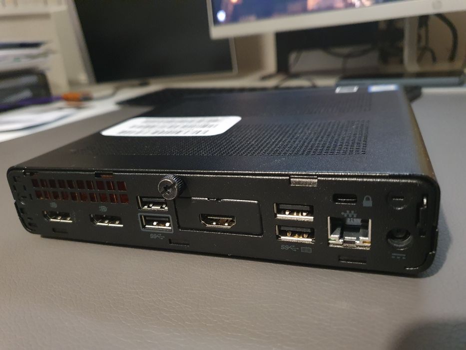 HP i7 EliteDesk 8700 16GB RAM 512GB SSD komputer mini - stan idealny
