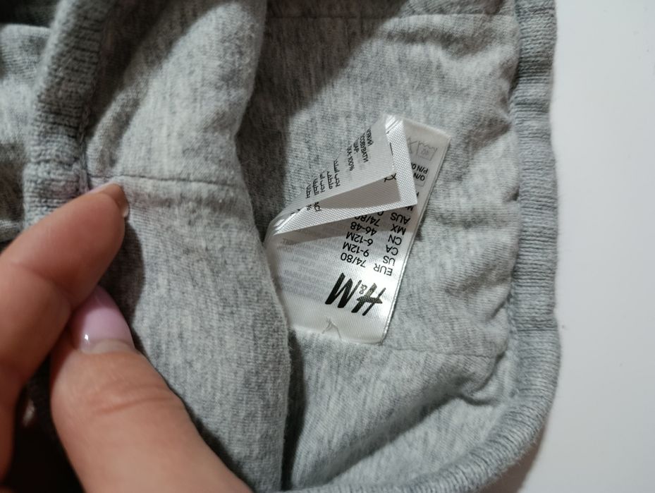 Kominiarka dla chłopca 100% bawełna h&m 74 /80 czapka komin