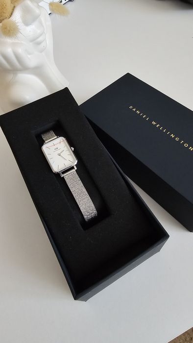 Daniel Wellington Quadro Pressed Sterling  годинник абсолютно новий, повний комплект