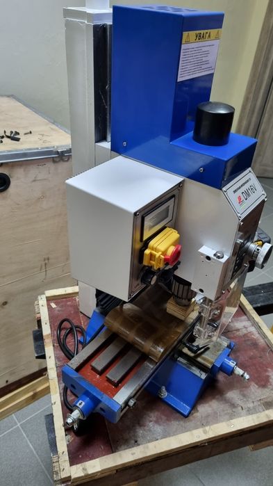 Свердлильно-фрезерний верстат DM16V JP Industrial 500х125 600Вт Фрезерный станок по металлу НГФ WMD16V
