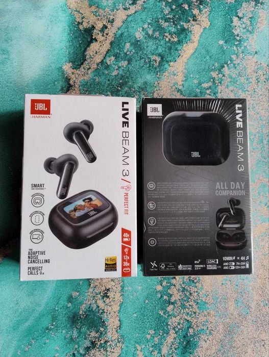 РОЗПРОДАЖ СУПЕРЦІНА навушники JBL Live Beam 3 БАСИ ТОП Сенсорний екран