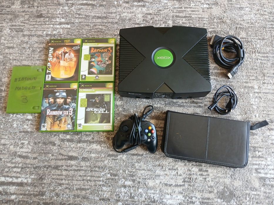 Xbox com softmode + jogos