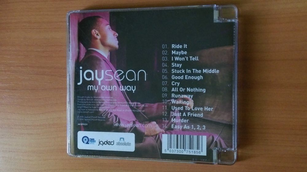 Фирменный CD Jay Sean "My Own Way"-2008 (Super jewel box), Made in the U.K.