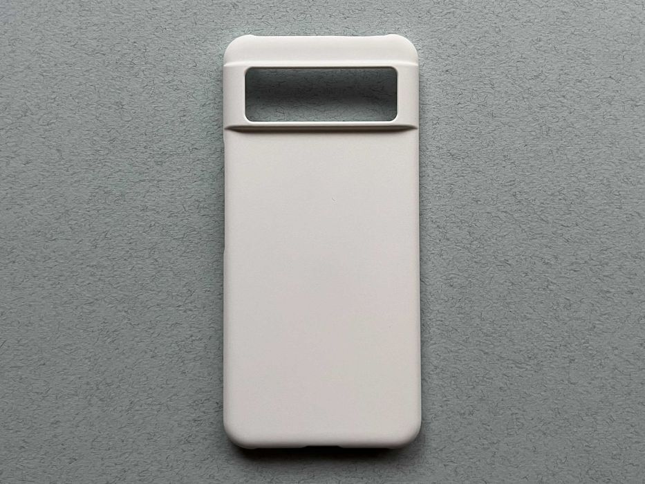 Google Pixel 8 чохол матовий пластик білий тонкий WHITE чехол панелька