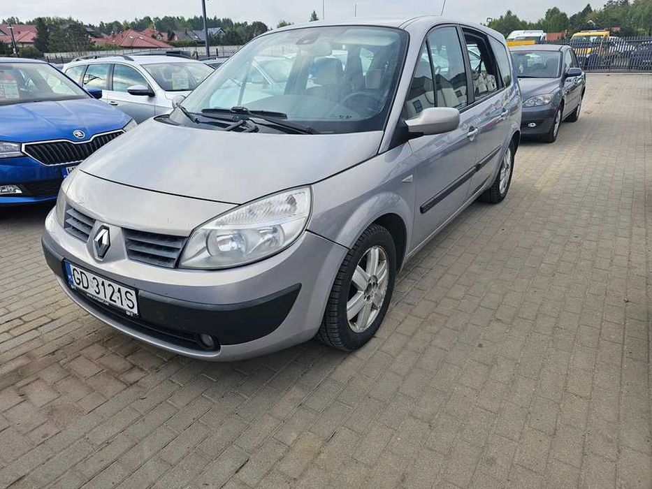 Renault Megane Scenic 2005r/2.0benz gaz/135KM/opł akt/hak/7osobowy