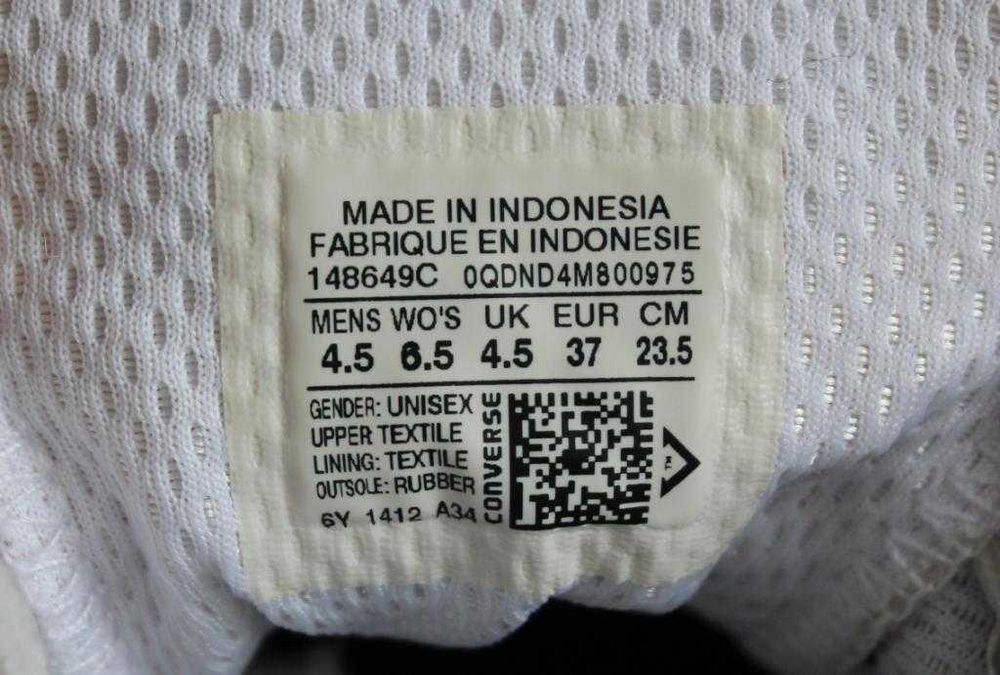 Кеди Converse Chuck Taylor All Star Оригінал 37р