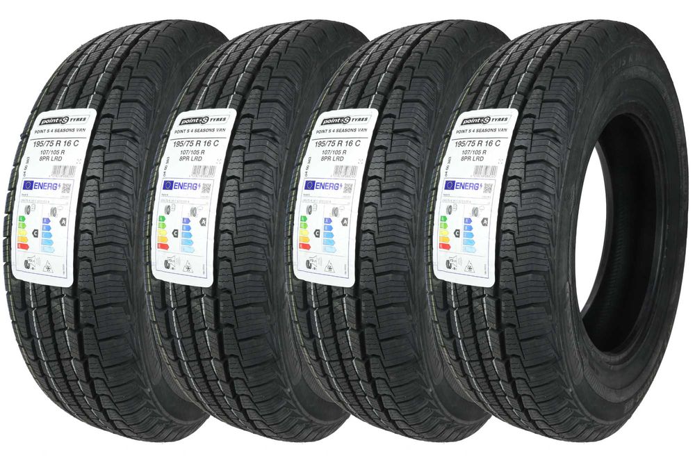 Opony całoroczne 195/75R16C 107/105R Point S TYRES prod. Continental