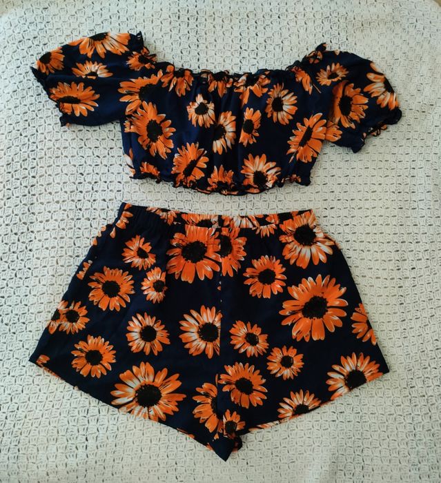 Conjunto top e calção