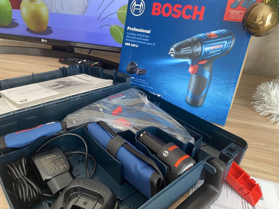 Новий!!! Шуруповерт акамуляторний Bosch Professional GRS 120 Li