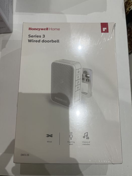 Honeywell Home Series 3 - przewodowy dzwonek do drzwi
