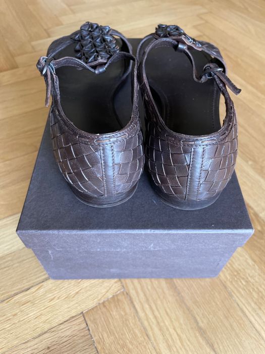 Bottega Veneta плетеные босоножки оригинал