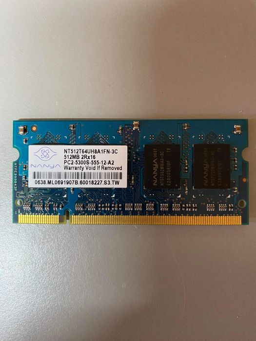 Оперативна памʼять ноутбук 1Gb DDR 2