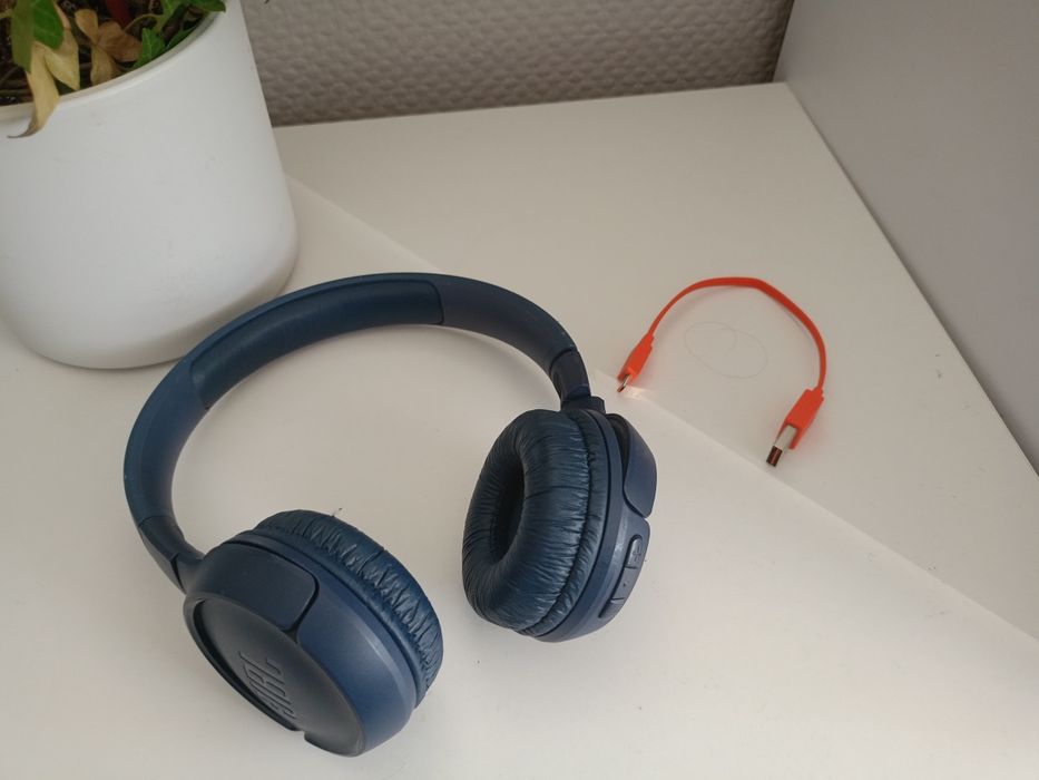 Słuchawki bezprzewodowe nauszne JBL Tune 510BT niebieskie