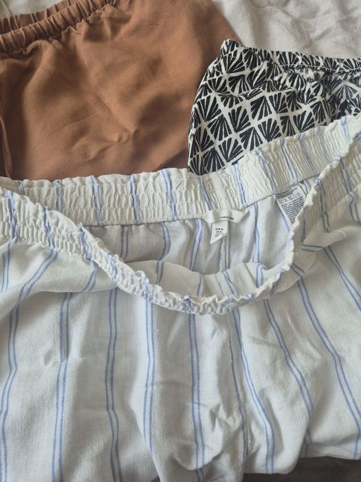 Spodenki krótkie len x 5 i dresowe x 1, h&m r. HL