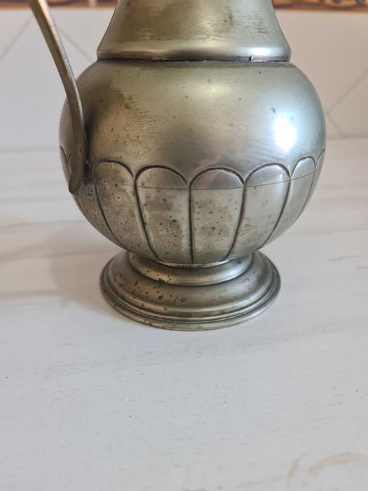 Jarra Vintage Alpaca 10 Prateada / Antique Nickel Silver Pitcher Jarro