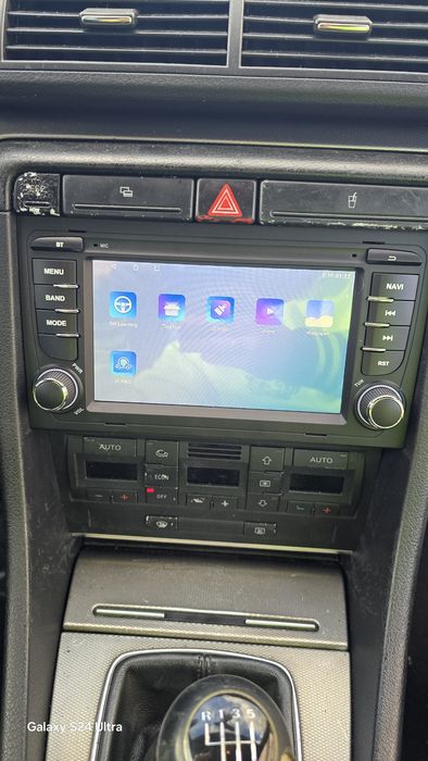 Rádio Audi A4 B6 B7 Android 14 com GPS (Novo)