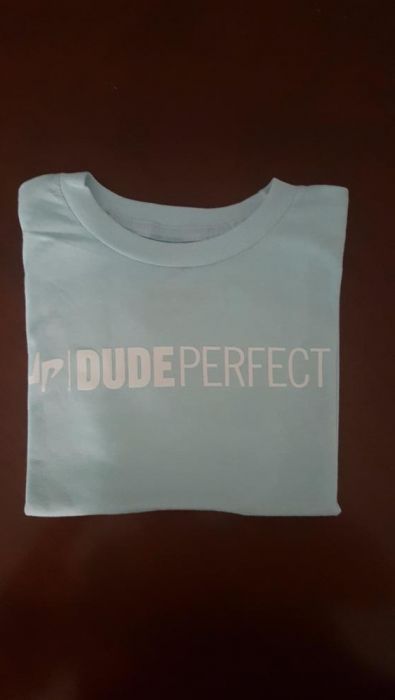 T Shirt Dude Perfect 100% Original made in USA tamanho S NOVA