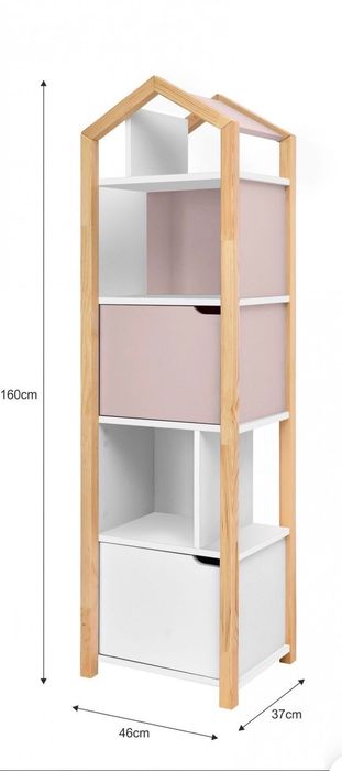 Regał szafka  Bellamy Flamingo róż ikea jysk brw