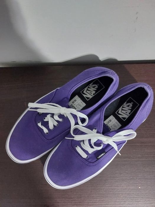 Fioletowe trampki vans