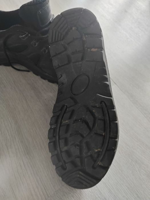 Trapery buty trekingowe czarne skóra Wojas