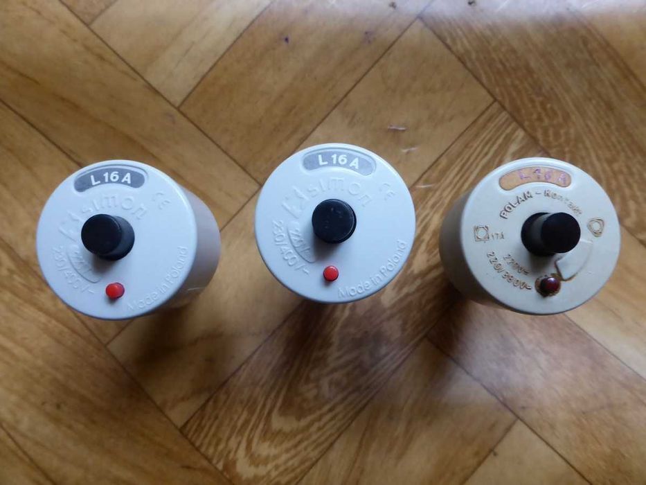 Bezpieczniki automatyczne - automaty, korki 16 A - 3 szt