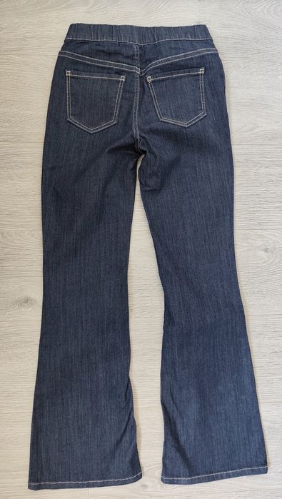 H&M Spodnie dziewczęce jeansowe dzwony 134 flared leg jeansy
