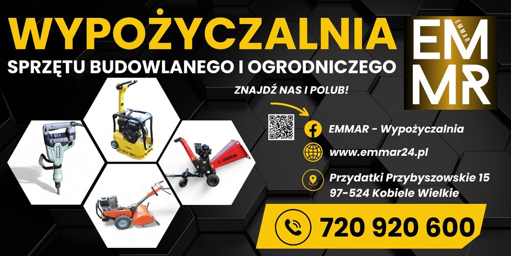 Koparka łańcuchowa - wynajem! Wypożyczalnia!