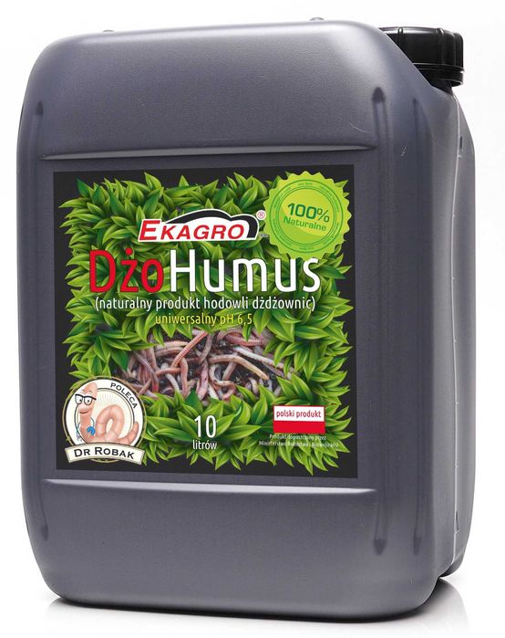 Dżohumus BIOHUMUS nawóz naturalny 100% organiczny 1l, 5l, 10l, 20l