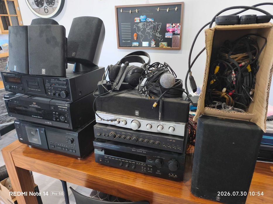 conjunto Hi-Fi dos anos 90 em excelente estado